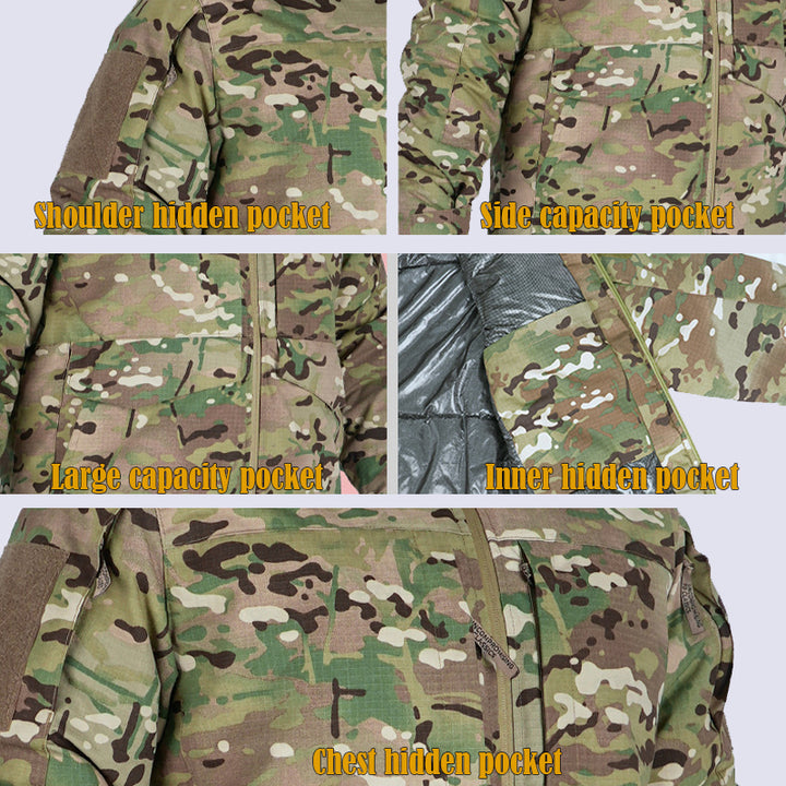 TWS Heat Reflective Coat & Pants Suit Waterproof Tactical Uniform