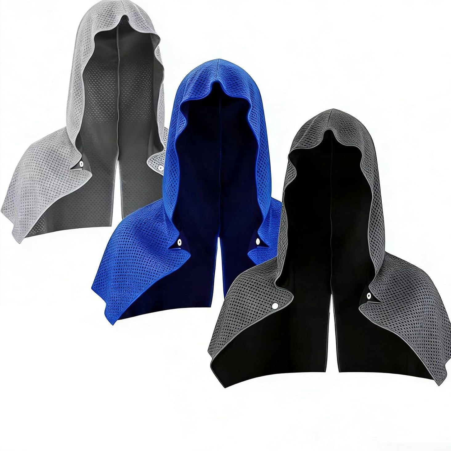 3-Pack Quick-Dry Cooling Hoodie Towels — UV Protection – TWS USA
