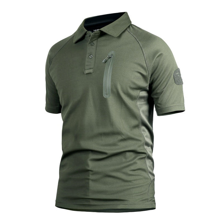 Men's Short Sleeve Green Single