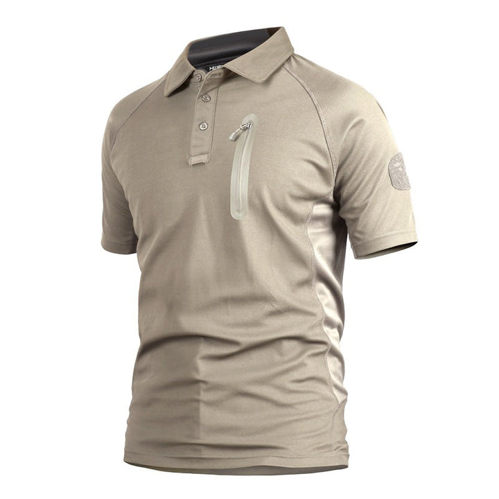 Men's Short Sleeve Light Brown