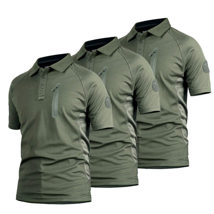 Men's Short Sleeve Quick Dry  Green