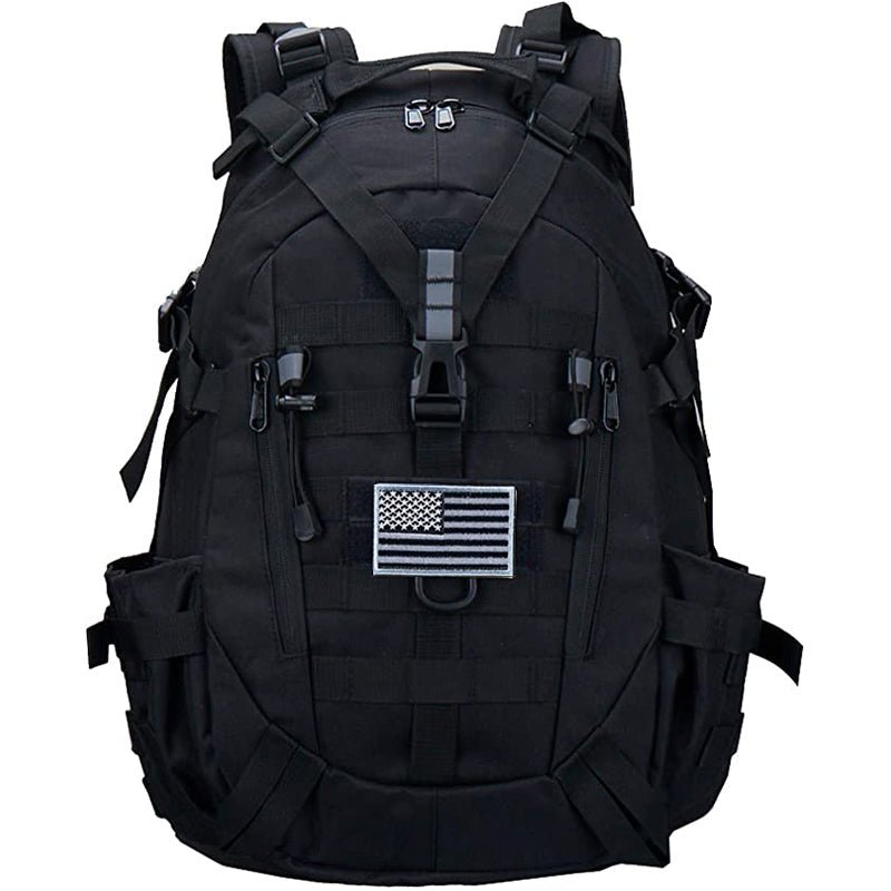 TWS Outdoor Hiking Pack Assault Backpack, Black