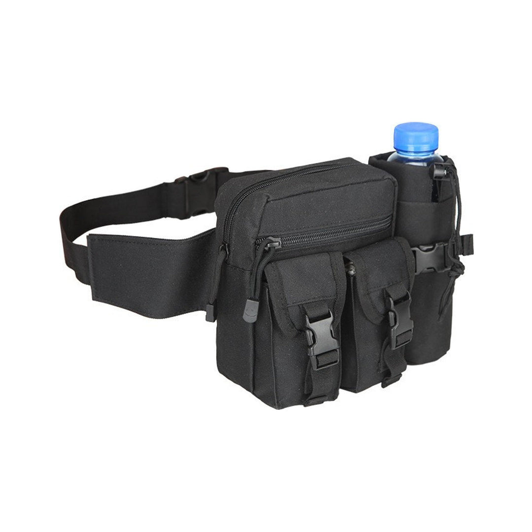 Tactical water bottle waist pack in Black