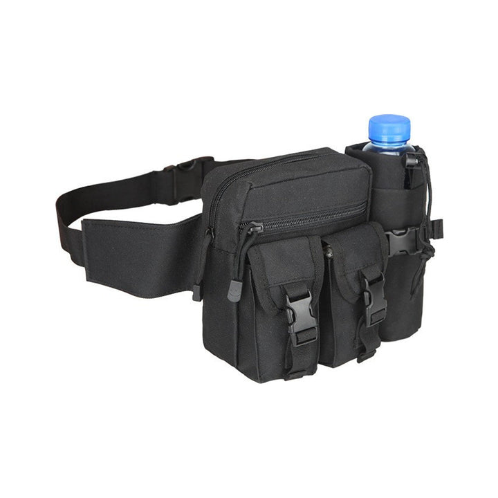 Tactical water bottle waist pack in Black