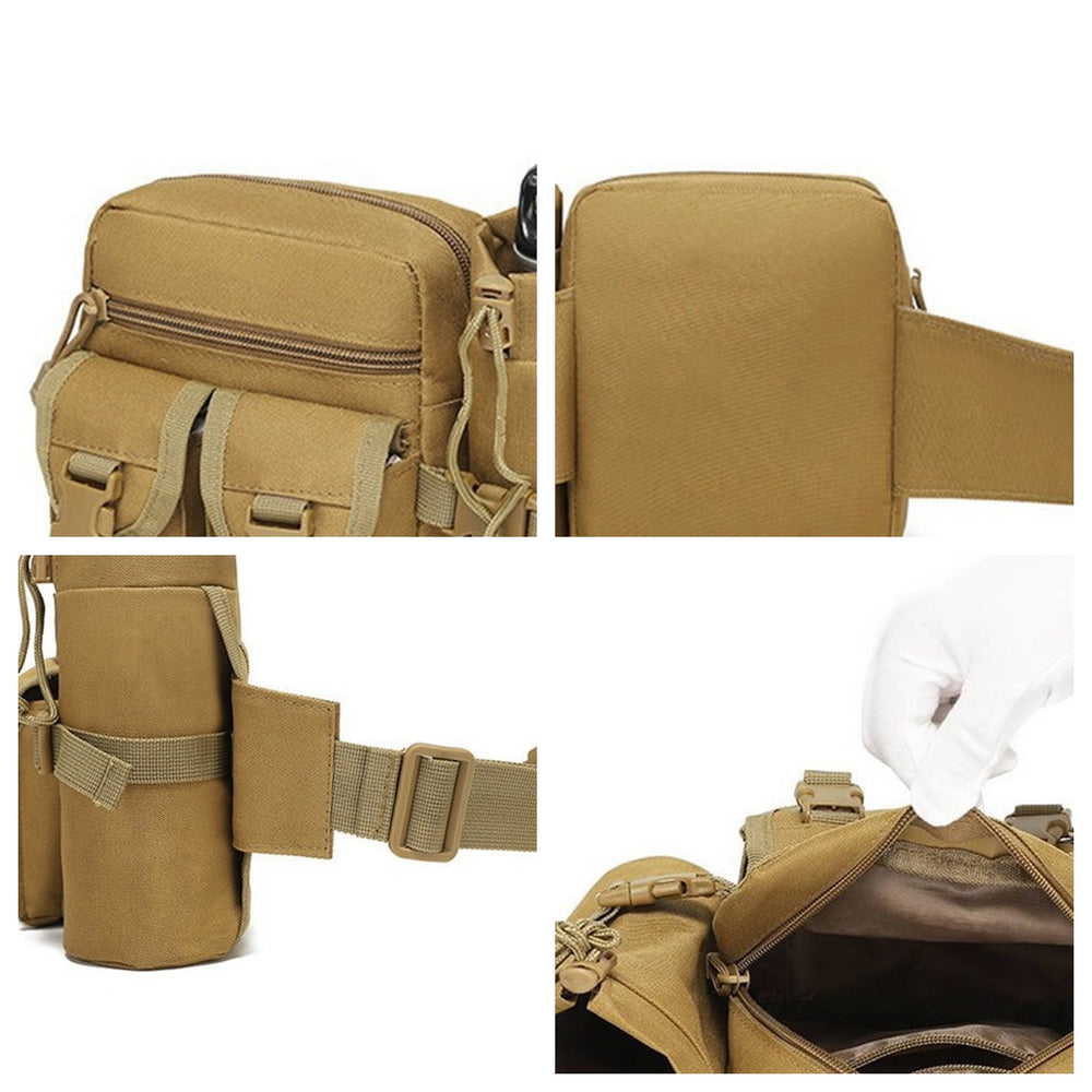 Tactical water bottle waist pack