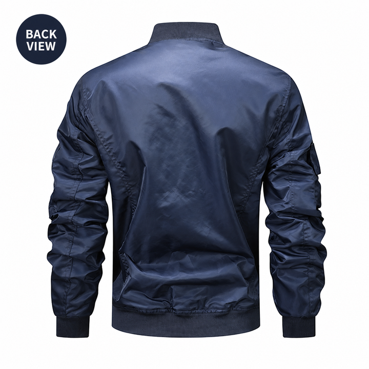 Men's Tactical Utility Bomber Jacket – Multi-Pocket Outdoor Work Coat
