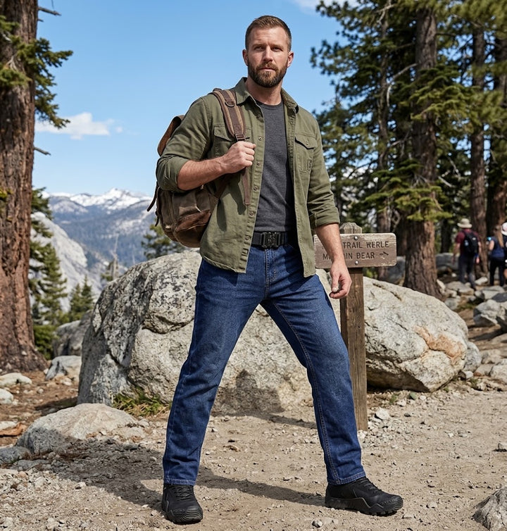 TWS Everyday Flex Men’s Classic Straight Utility Jeans
