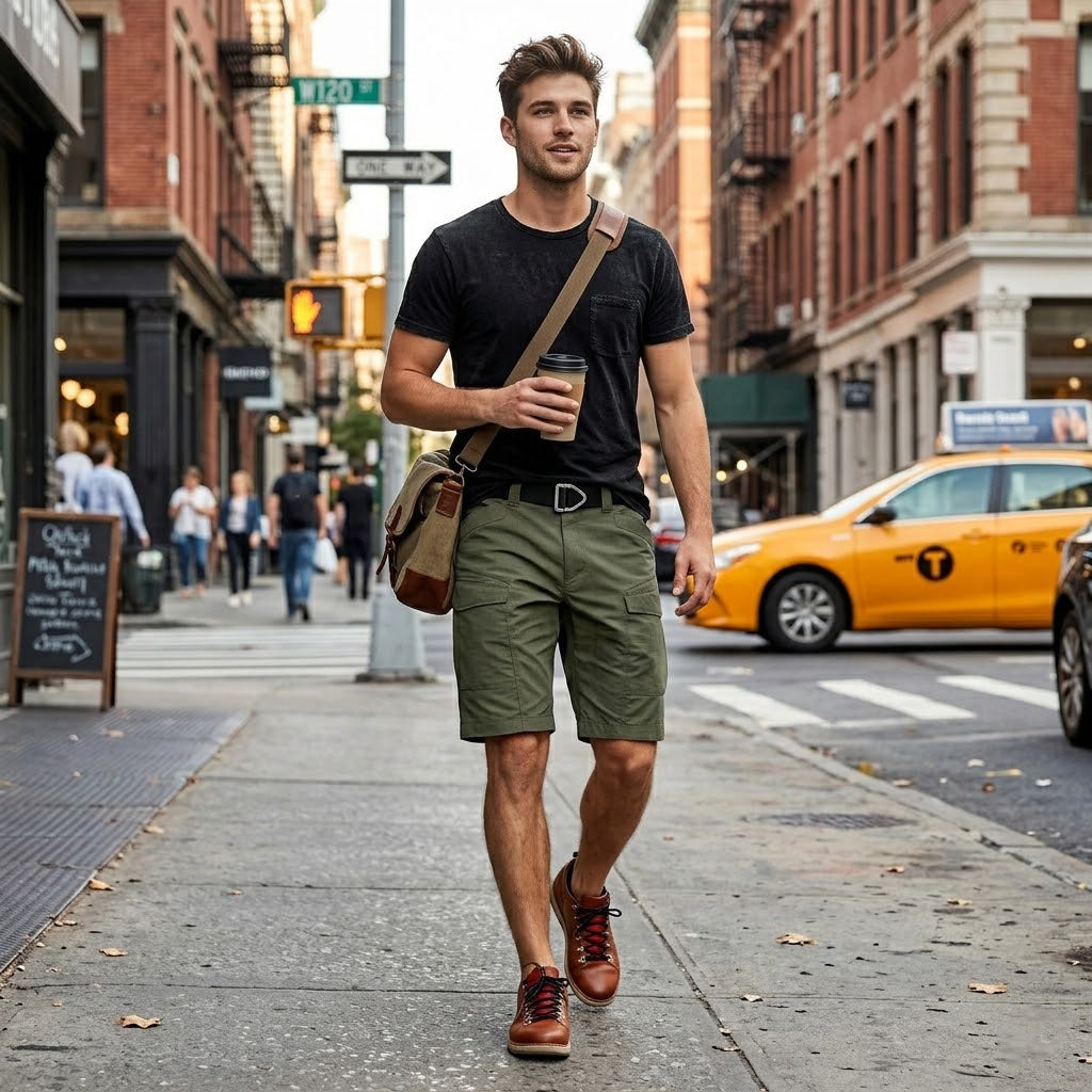 Men's Waterproof Multi-pocket Tactical Shorts