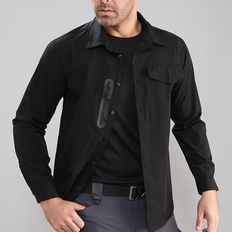 Thunder Hawk Stretch Quick Dry Tactical Long Sleeve Shirt
