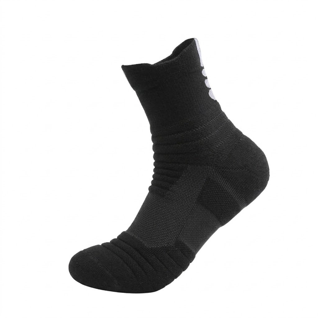Men's Tactical Crew Socks, Thick Cushioned Moisture Wicking