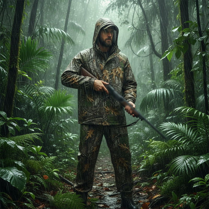 TWS Hunting Rain Suit - Men's Waterproof & Lightweight Rain Coat