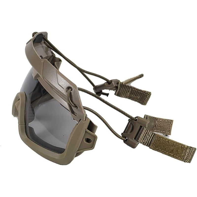 TWS Anti Fog Tactical 2 Modes Protection Goggles & Glasses
