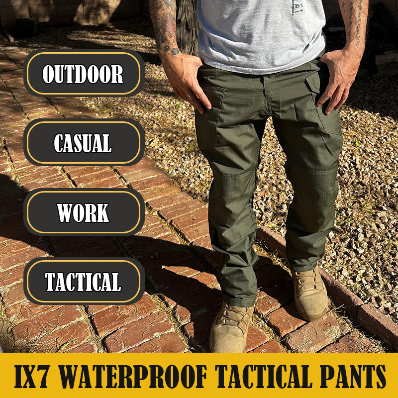 Men's Scout Water Resistant Ripstop Tactical Cargo Pants Army Green