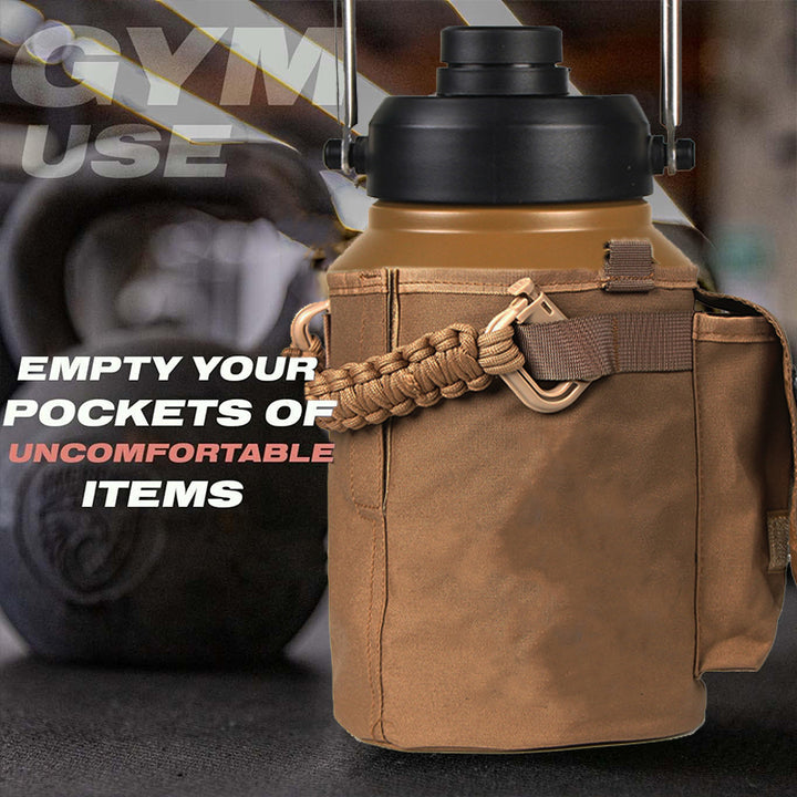 64oz Portable Cold & Hot Stainless Steel Tactical & Sports Water Bottle