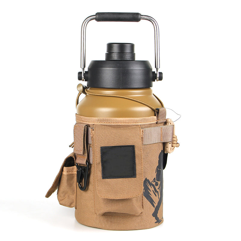 64oz Portable Cold & Hot Stainless Steel Tactical & Sports Water Bottle