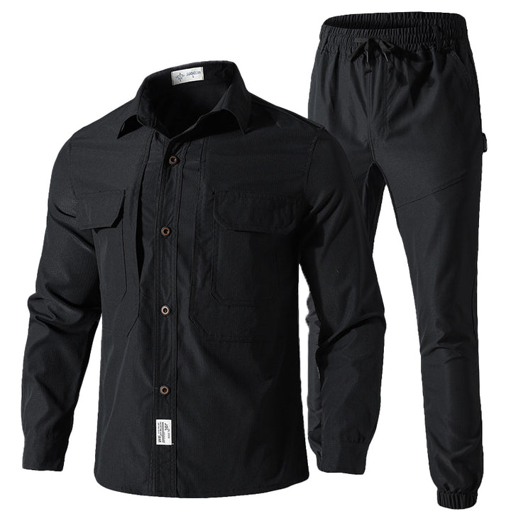 Men's Quick-Dry Lightweight Shirt & Pants Set – Tactical Stretch Uniform