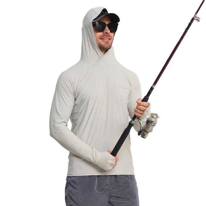 TWS Men's Quick-dry UV Protection Stretchy Fishing Shirt