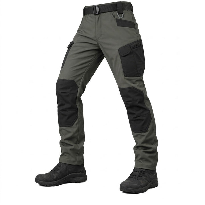 TWS Men’s Softshell Fleece-Lined Reinforced Water-Resistant Tactical Pants