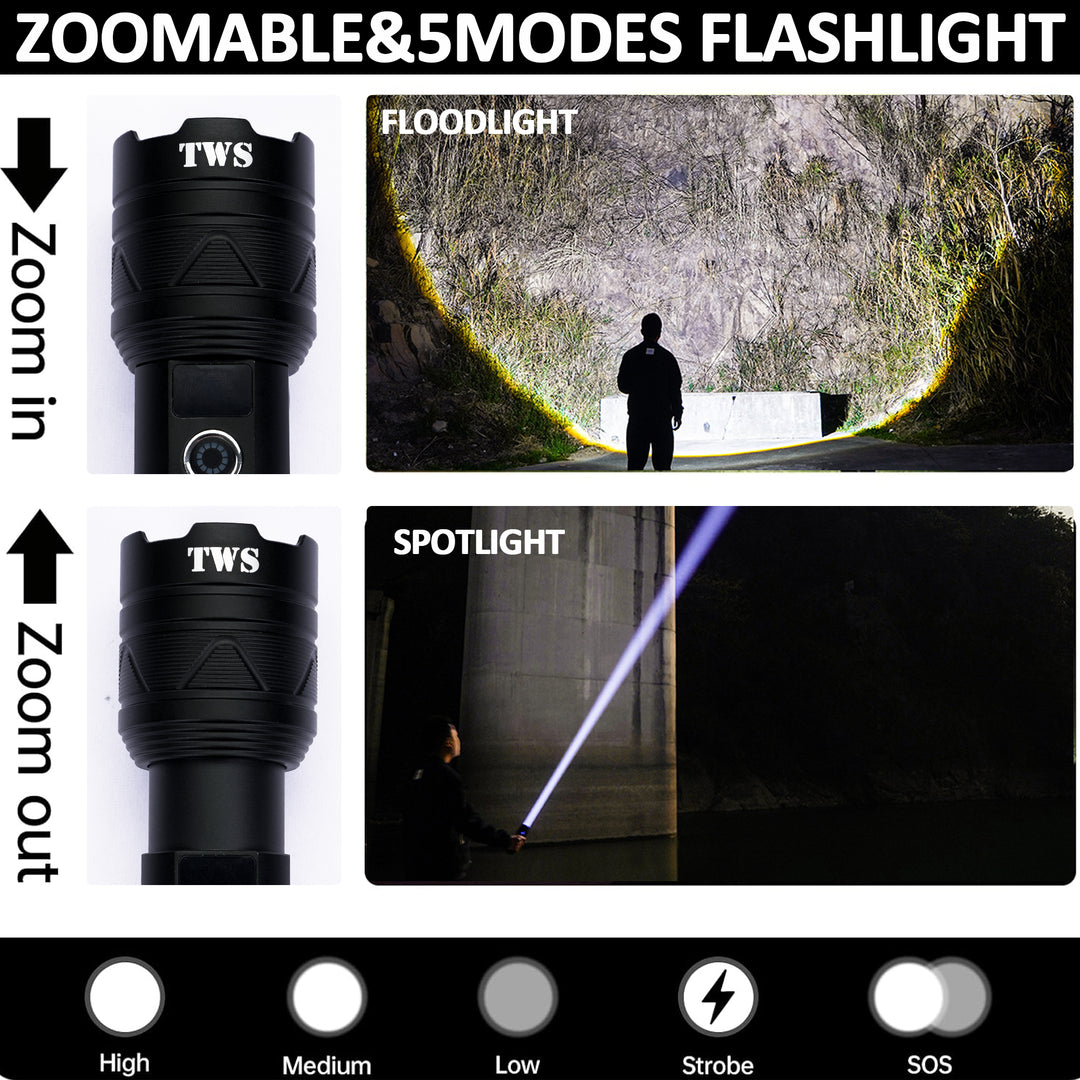 A05 D Super Light Rechargeable Tactical LED Flashlight