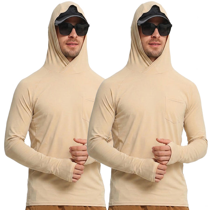 TWS Men's Quick-dry UV Protection Stretchy Fishing Shirt