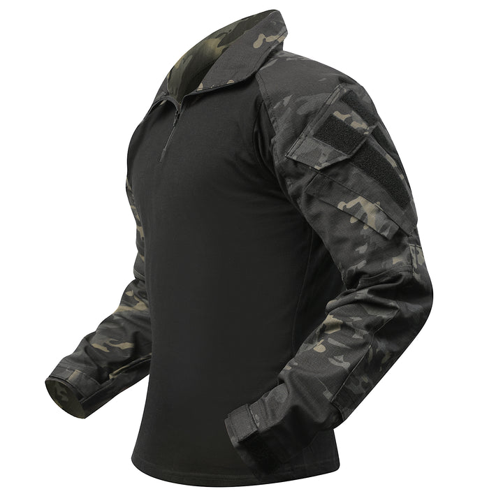 G3 Pro Rapid Assault Combat Shirt With Pockets Dark Camo