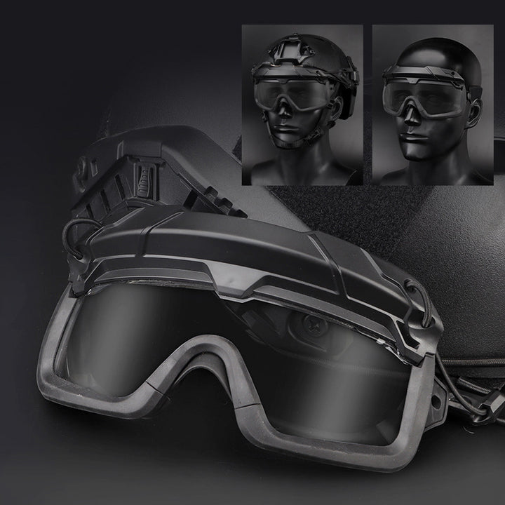 TWS Anti Fog Tactical 2 Modes Protection Goggles & Glasses