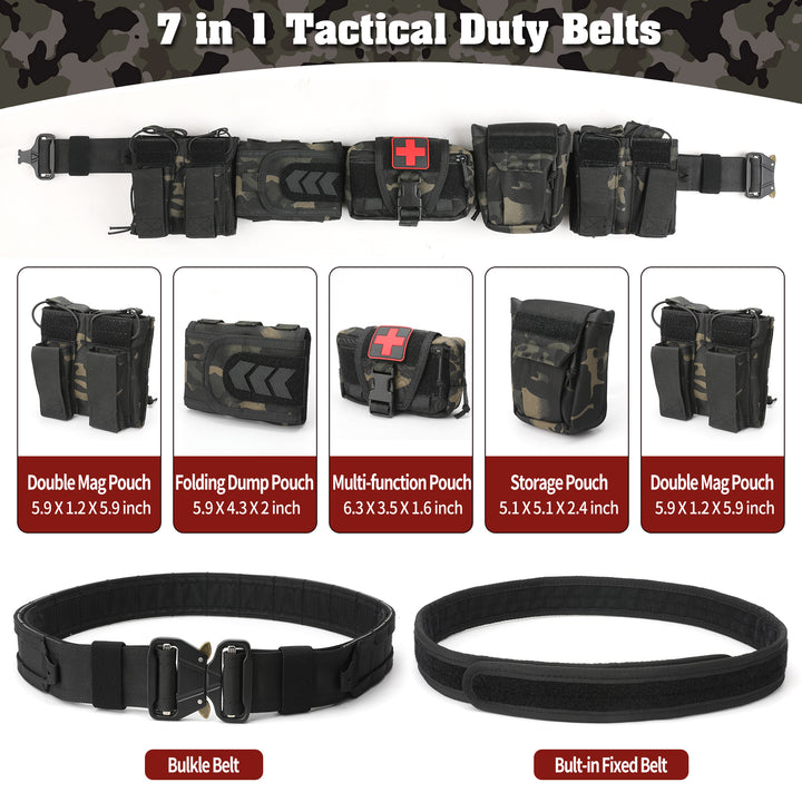 TWS 5 in 1 Quick Release Tactical Duty Belt