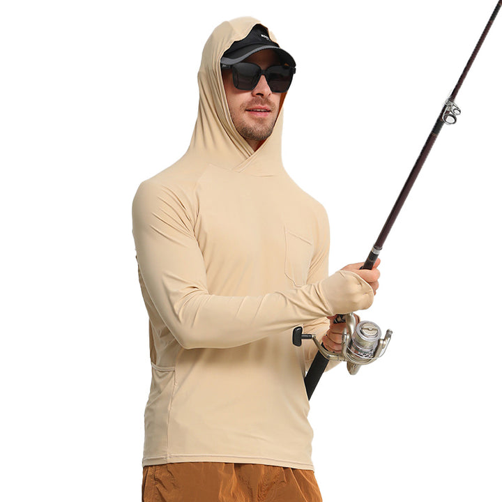 TWS Men's Quick-dry UV Protection Stretchy Fishing Shirt