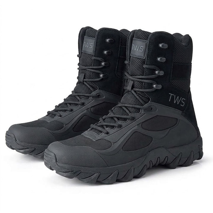 TWS Men’s High-Top Tactical Lightweight Outdoor Combat Boots