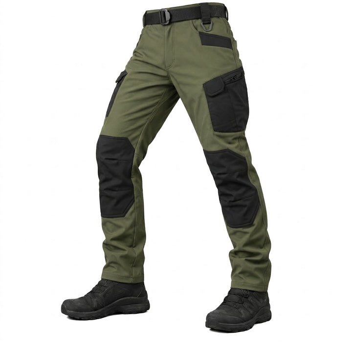 TWS Men’s Softshell Fleece-Lined Reinforced Water-Resistant Tactical Pants