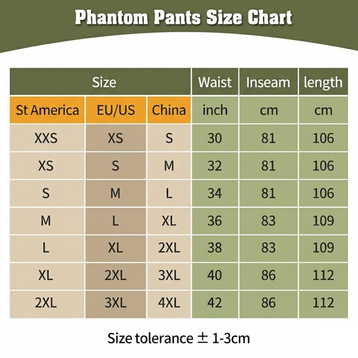 TWS Phantom Operator Tactical Pants Ranger Green