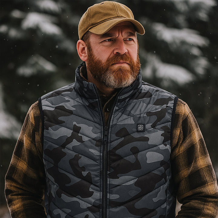 ArcticDown Pro – Tactical Heated Puffer Vest for Men