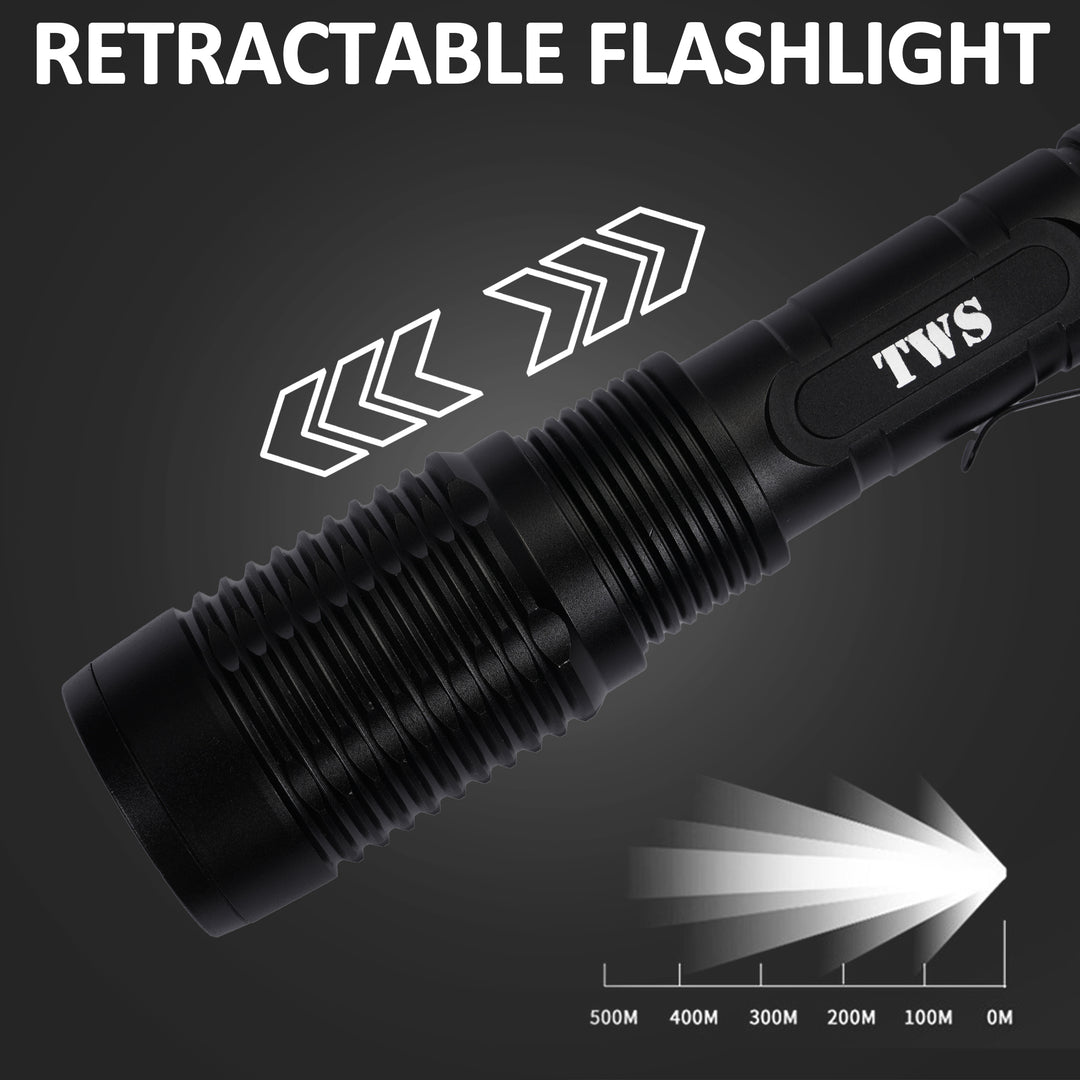 X6 Lightweight Spotlight Rechargeable Tactical LED Flashlight