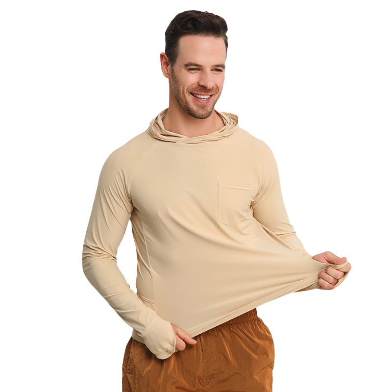 TWS Men's Quick-dry UV Protection Stretchy Fishing Shirt
