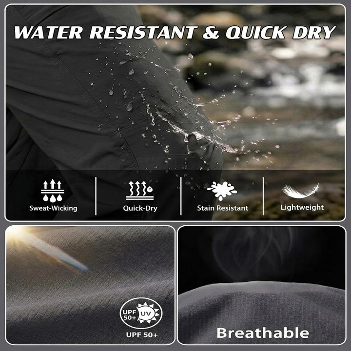 Men's Quick-Dry Waterproof UV Protection Pants