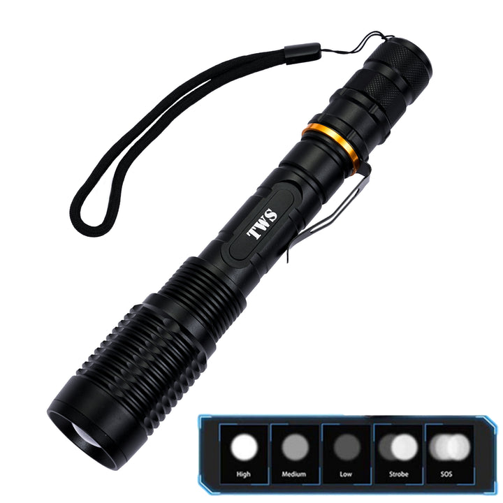 X6 Lightweight Spotlight Rechargeable Tactical LED Flashlight