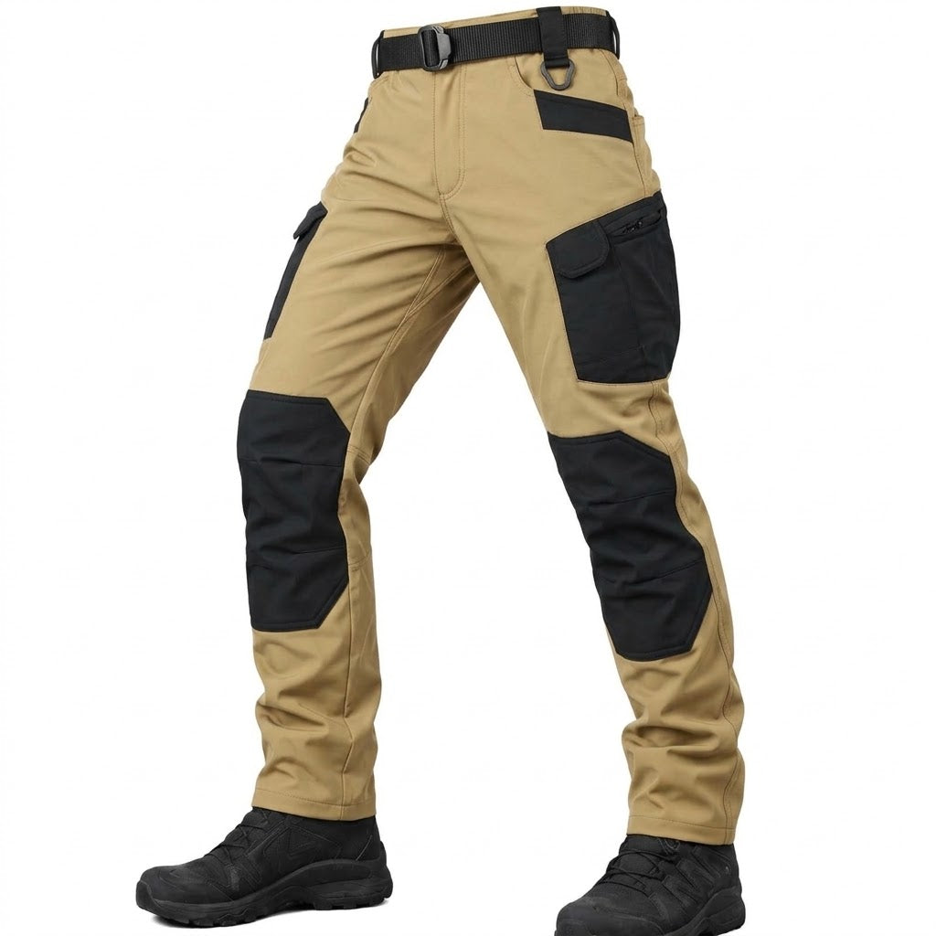 TWS Men’s Softshell Fleece-Lined Reinforced Water-Resistant Tactical Pants
