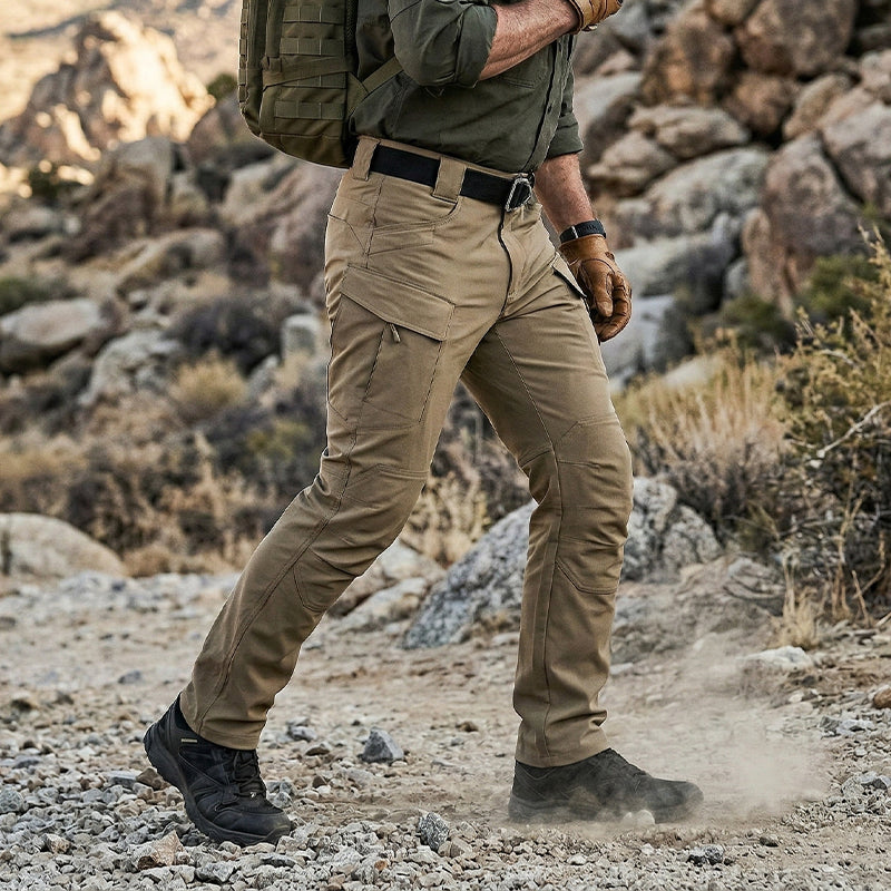 TWS Men’s FlexStrike 4-Way Stretch Water-Resistant Tactical Cargo Pants