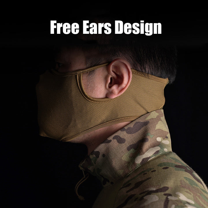 TWS Tactical Shooting Mask Free Ears Face Protective Mask