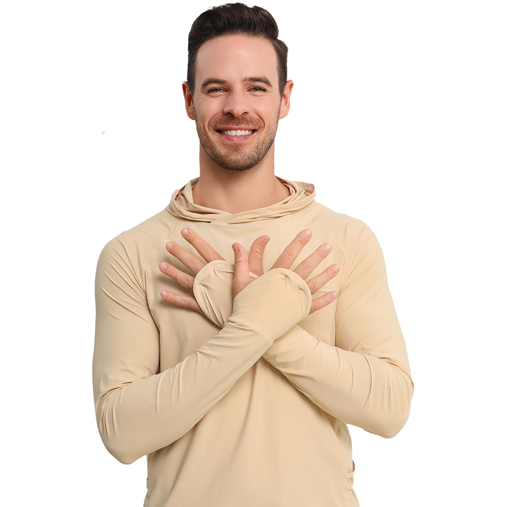 TWS Men's Quick-dry UV Protection Stretchy Fishing Shirt