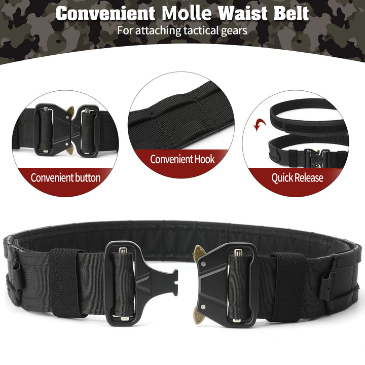 TWS 5 in 1 Quick Release Tactical Duty Belt