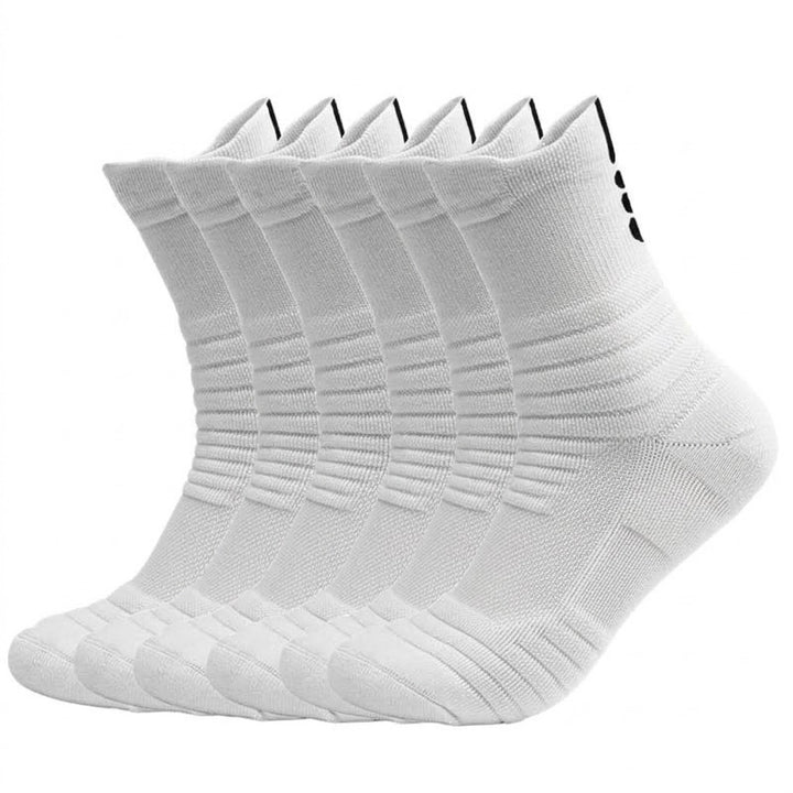 Men's Tactical Crew Socks, Thick Cushioned Moisture Wicking
