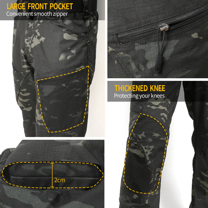 Men's Urban Pro Stretch Tactical Pants Dark Multicam