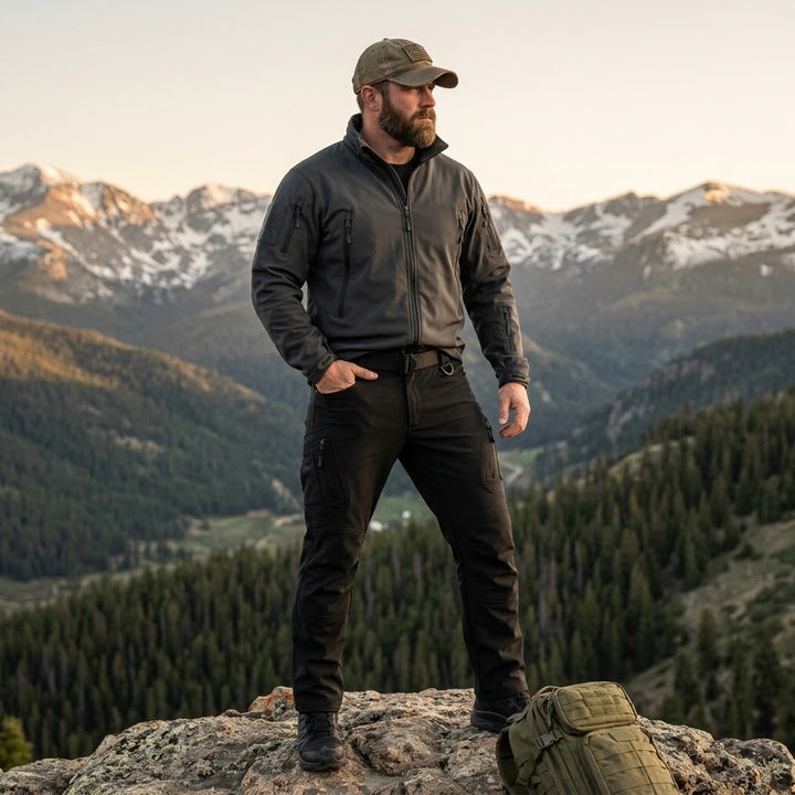 TWS K19 ColdGuard Men’s Fleece-Lined Tactical Multi-Pocket Cargo Pants