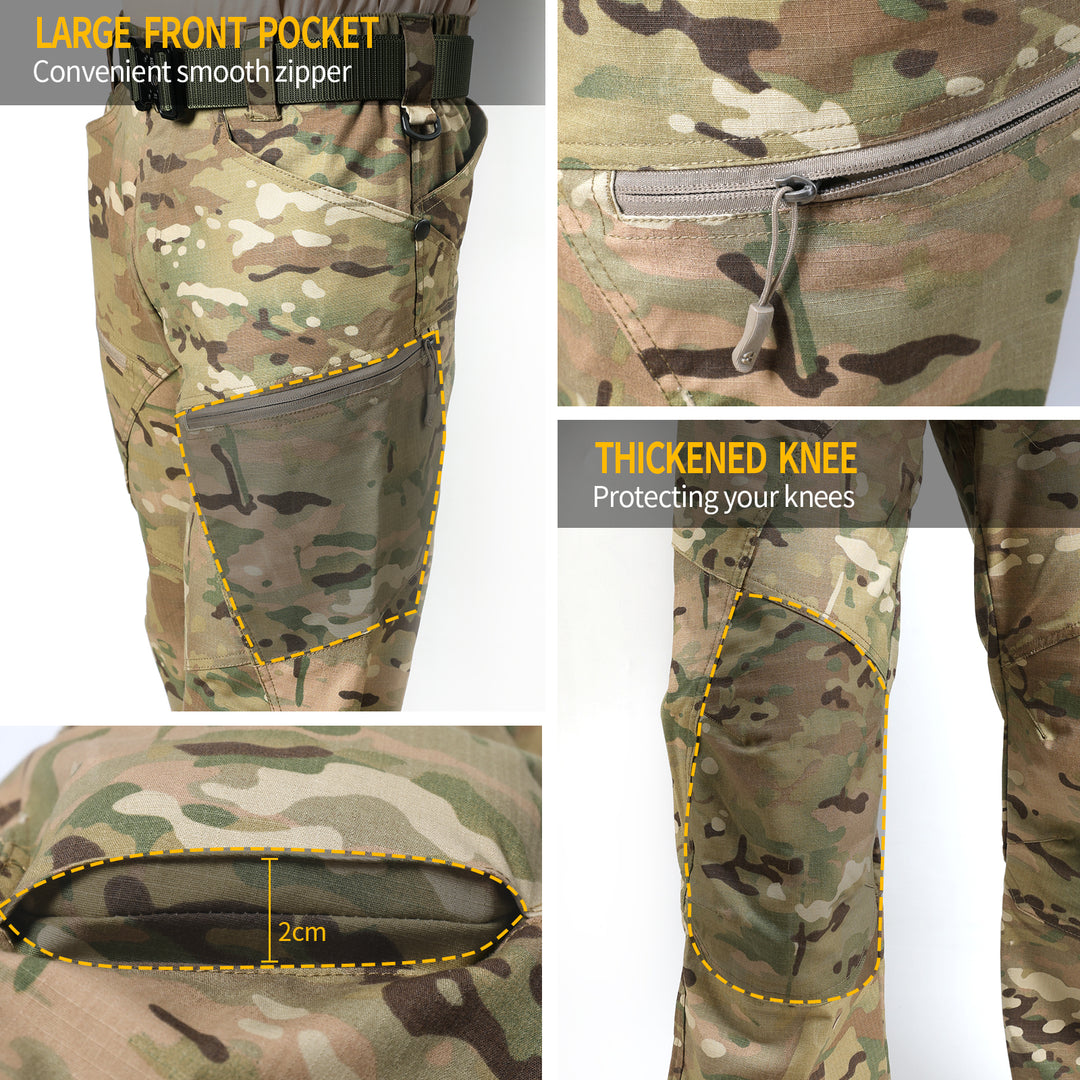 Men's Urban Pro Stretch Tactical Pants Multicam