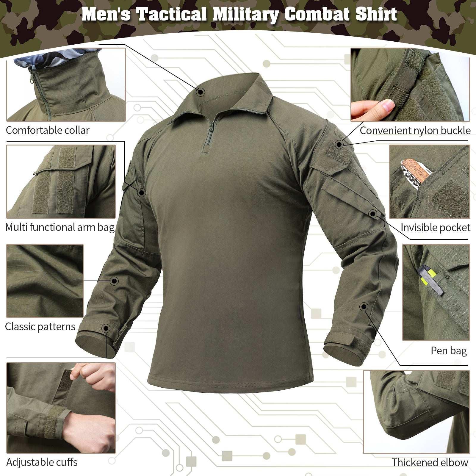G3 Pro Rapid Assault Combat Shirt With Pockets – TWS USA