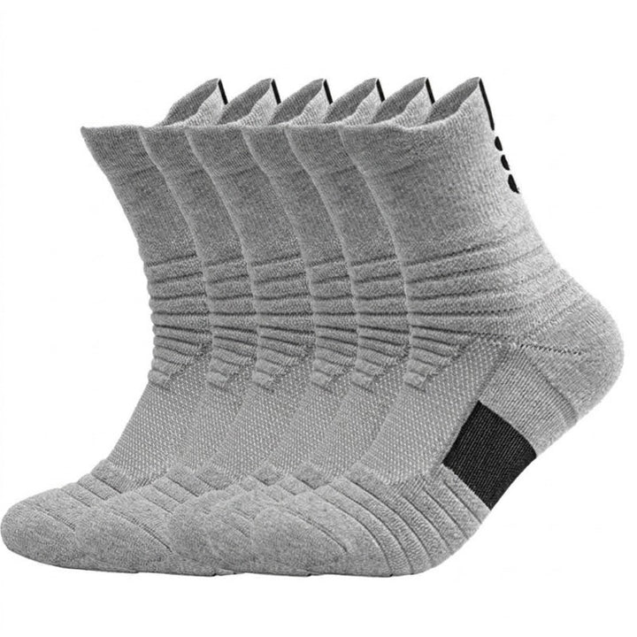 Men's Tactical Crew Socks, Thick Cushioned Moisture Wicking