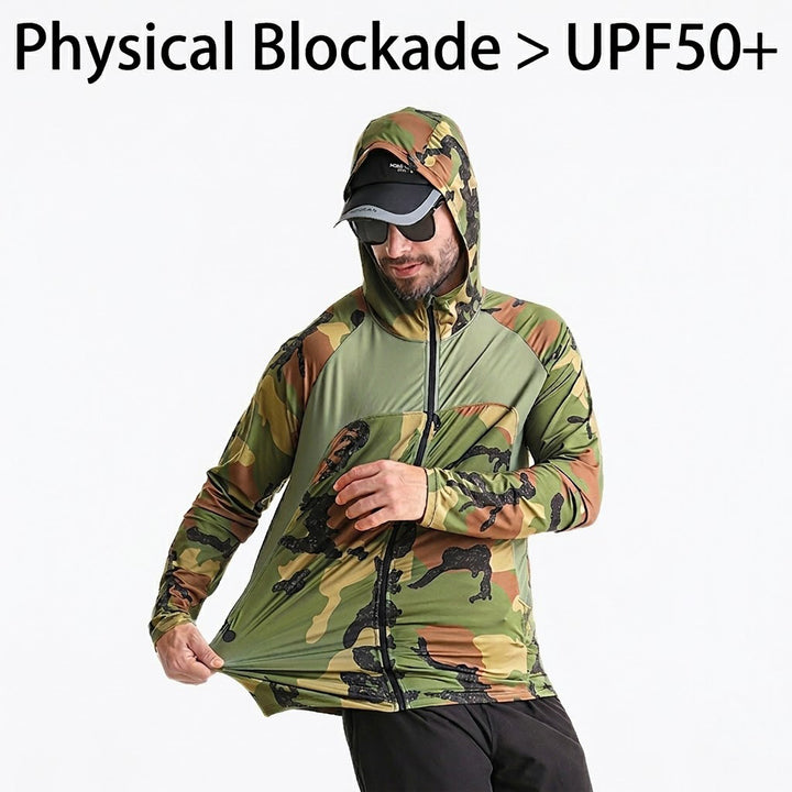 Men's Quick Dry UV Protection Hoodie Fishing Shirt