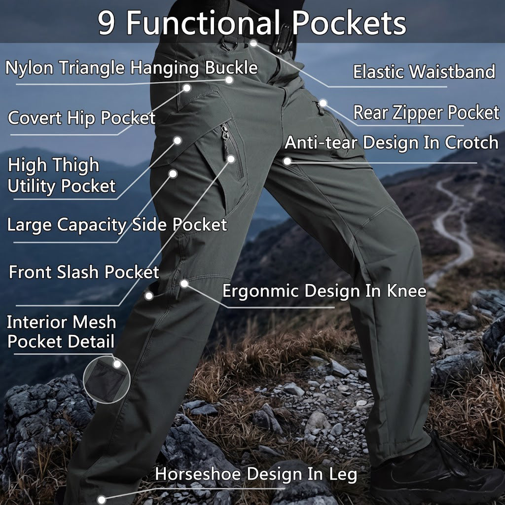 Archon IX9 Tactical Pants Men's Lightweight Quick Dry Stretch