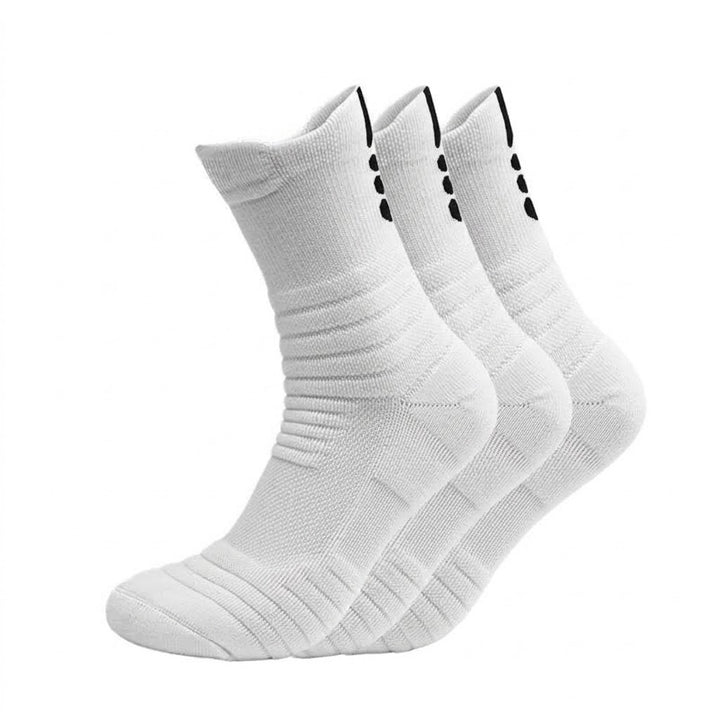 Men's Tactical Crew Socks, Thick Cushioned Moisture Wicking
